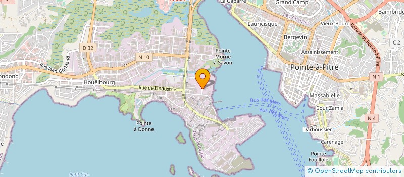 localisation de l'entreprise SOUDURES ET TRAVAUX INDUSTRIELS CARAIBES à BAIE MAHAULT