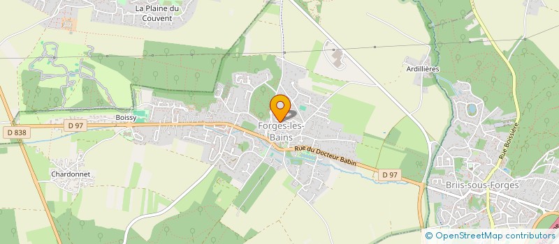 localisation de l'entreprise SOUDY-POCCARD  FORGES-LES-BAINS