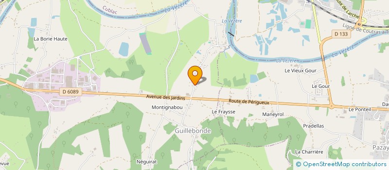 localisation de l'entreprise SOUESME IMMO  TERRASSON-LAVILLEDIEU