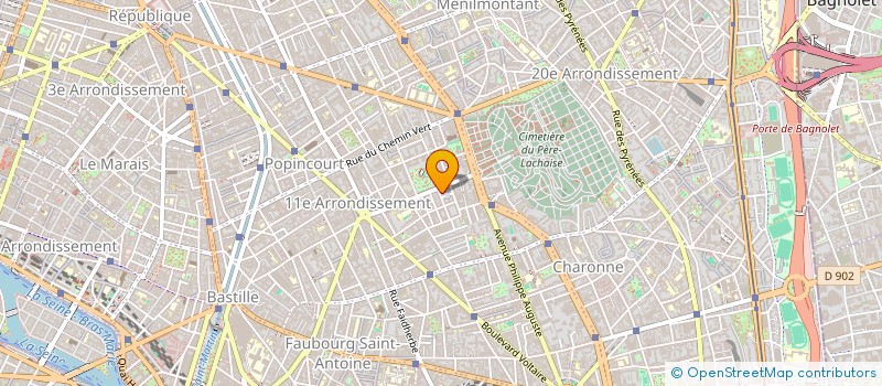 localisation de l'entreprise SOUFFLE CONTINU à PARIS