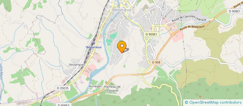 localisation de l'entreprise SOUFFLE D'AIR à BEDARIEUX