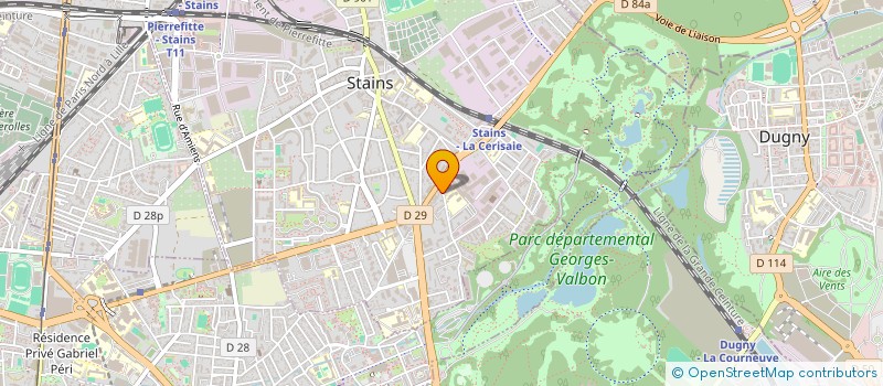localisation de l'entreprise SOUFFLE D'ARGILE à STAINS