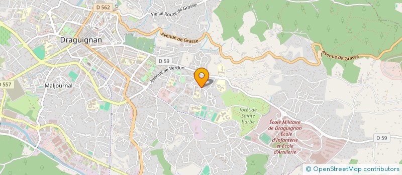 localisation de l'entreprise SOUFFLE D'AZUR  DRAGUIGNAN