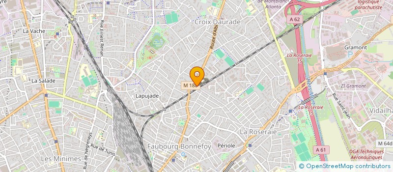 localisation de l'entreprise SOUFFLE D'ECLOSION  TOULOUSE
