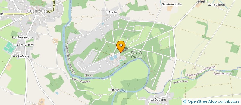 localisation de l'entreprise SOUFFLE D'EDEN  PLESSE