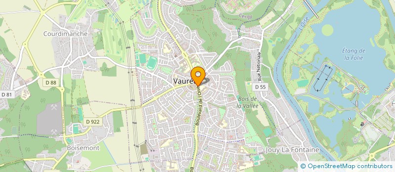 localisation de l'entreprise SOUFFLE DE L'ESPOIR DES BOUCLES DE LA SEINE ET DE L'OISE - LUTTE CONTRE LA MUCOVISCIDOSE à VAUREAL