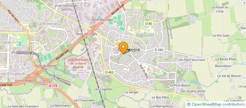 localisation de l'entreprise SOUFFLE DE L'ESPOIR (SDE) à CHANTEPIE