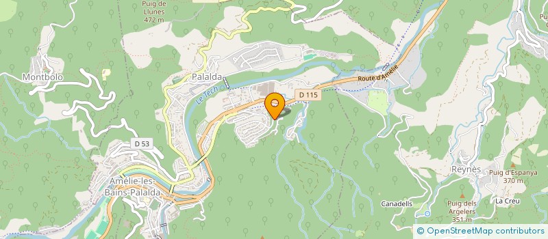 localisation de l'entreprise SOUFFLE DE LIBERTE  AMELIE-LES-BAINS-PALALDA