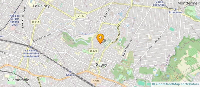 localisation de l'entreprise SOUFFLE DE VIE à GAGNY