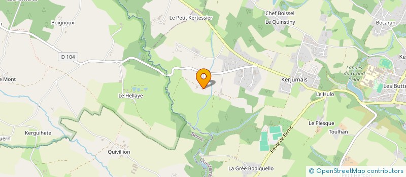 localisation de l'entreprise SOUFFLE ET SEME...LA TRANQILIDAD  QUESTEMBERT