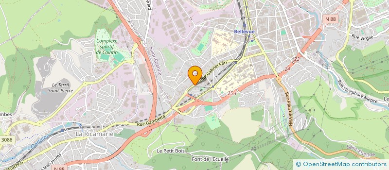 localisation de l'entreprise SOUFFLE MUSICALE  SAINT-ETIENNE