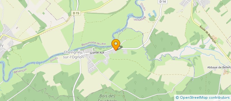 localisation de l'entreprise SOUFFLE NOUVEAU  ETUZ