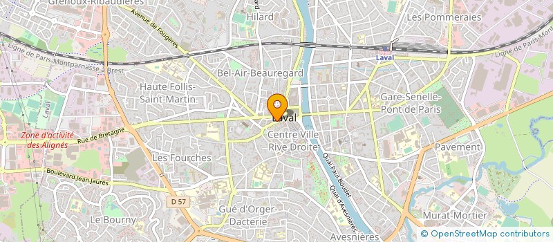 localisation de l'entreprise SOUFFLES à LAVAL