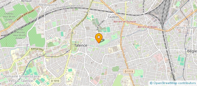 localisation de l'entreprise SOUFFLES&EXPRESSIONS  TALENCE