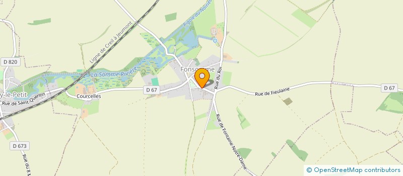 localisation de l'entreprise SOUFFLET à FONTAINE-NOTRE-DAME