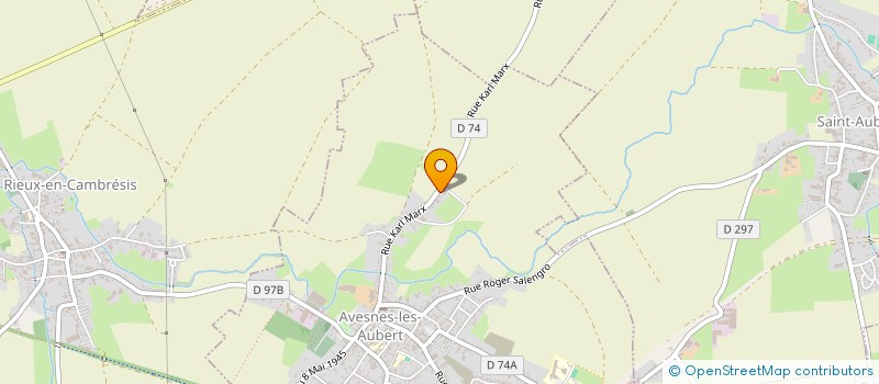 localisation de l'entreprise SOUFFLET  AVESNES-LES-AUBERT