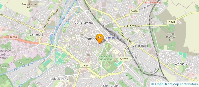 localisation de l'entreprise SOUFFLET BOLZONELLO RESTAURATION  CAMBRAI