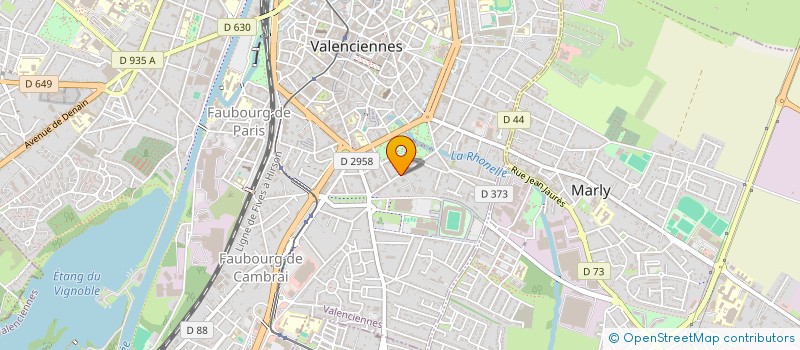 localisation de l'entreprise SOUFFLET GESTION  VALENCIENNES