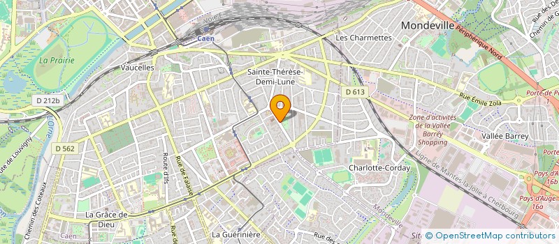 localisation de l'entreprise SOUFFLOT  CAEN