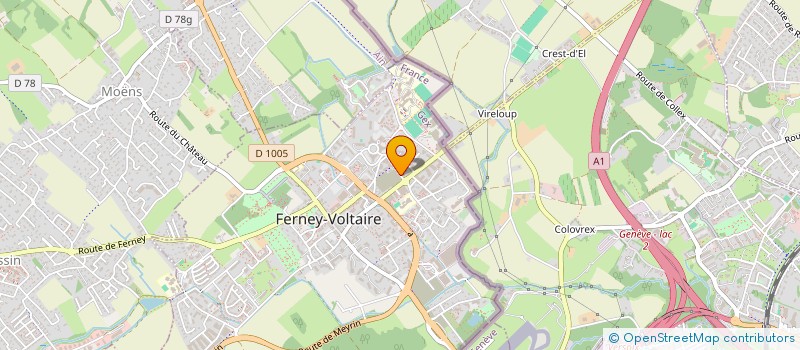 localisation de l'entreprise SOUFFRANCE AU TRAVAIL à FERNEY-VOLTAIRE