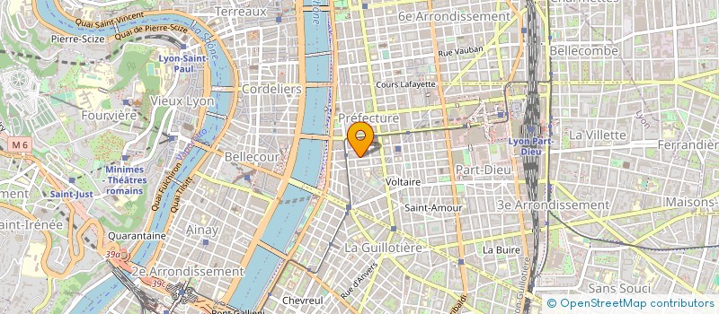 localisation de l'entreprise SOUFFRANCE ET TRAVAIL  LYON