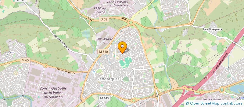 localisation de l'entreprise SOUFFRANCETRAVAIL34 (AU DELA DES MAUX ET DES MOTS : L'ACTION ) à VENDARGUES