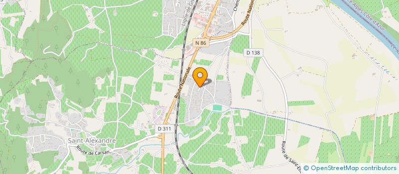 localisation de l'entreprise SOUFIAN ELAZOUZI  SAINT-ALEXANDRE