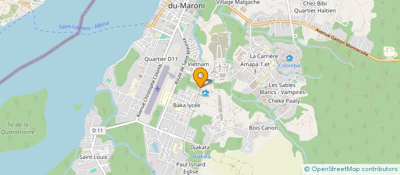localisation de l'entreprise SOUGOUVERT à SAINT-LAURENT-DU-MARONI