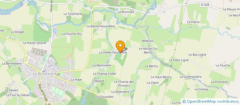 localisation de l'entreprise SOUHARD  LA BOUEXIERE