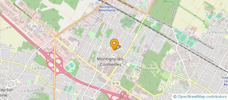 localisation de l'entreprise SOUIC à MONTIGNY-LES-CORMEILLES