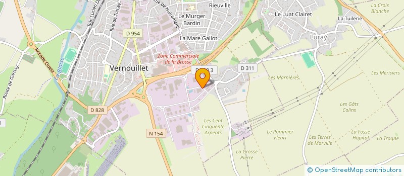 localisation de l'entreprise SOUIC AUTOS à VERNOUILLET