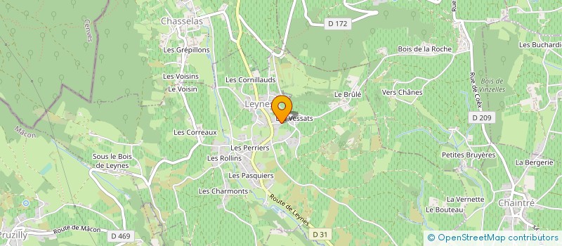 localisation de l'entreprise SOUILHOL FRERES à ROMANECHE-THORINS