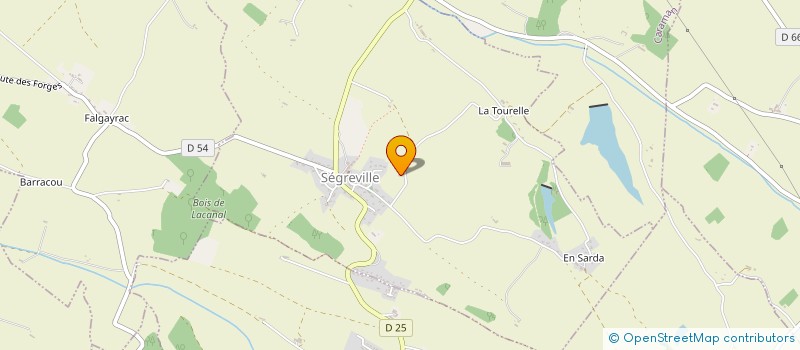 localisation de l'entreprise SOUILLE  SEGREVILLE