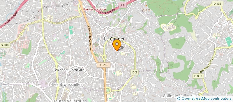 localisation de l'entreprise SOUISSI à LE CANNET