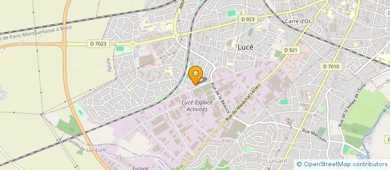 localisation de l'entreprise SOUK EL NOUR à LUCE