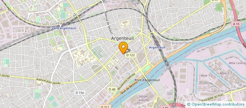 localisation de l'entreprise SOUKA à ARGENTEUIL