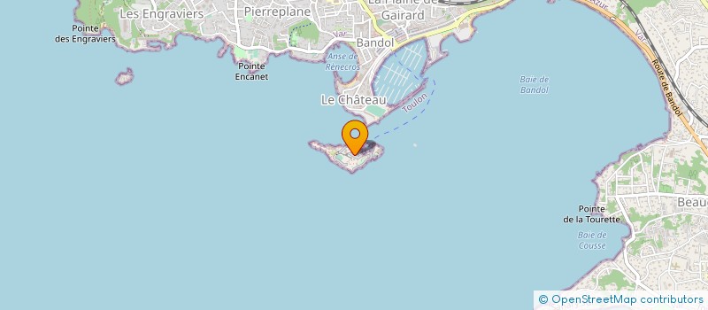 localisation de l'entreprise SOUKANA-HOTEL à BANDOL