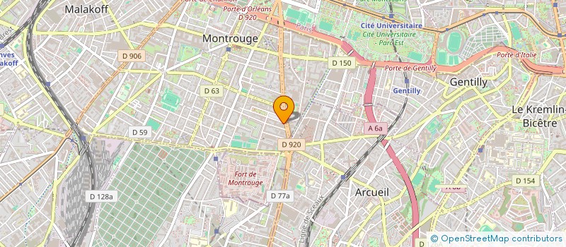 localisation de l'entreprise SOUKOUNA  MONTROUGE