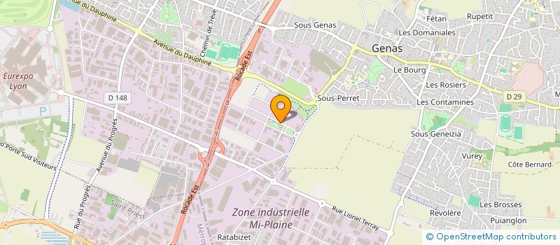 localisation de l'entreprise SOUL  GENAS