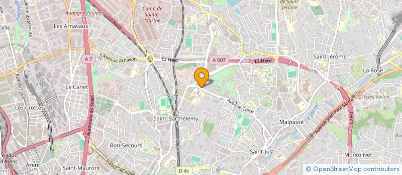 localisation de l'entreprise SOUL BRASILEIRA  MARSEILLE