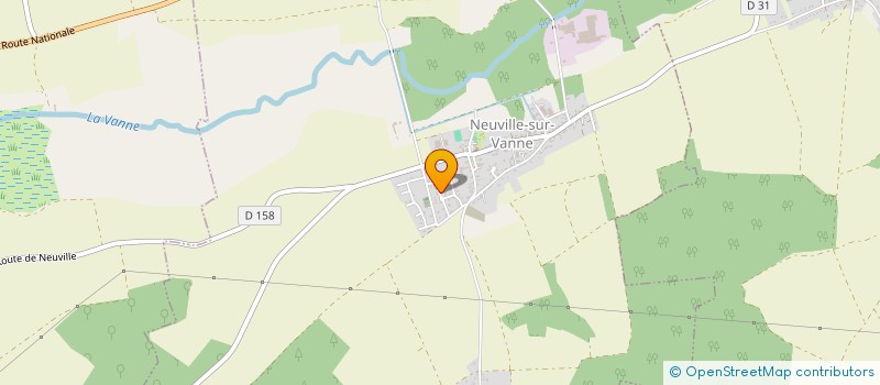 localisation de l'entreprise SOUL'IN MOVE  NEUVILLE-SUR-VANNE