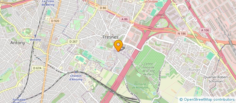 localisation de l'entreprise SOUL IT  FRESNES