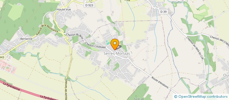 localisation de l'entreprise SOUL MATTERS  SERRES-MORLAAS