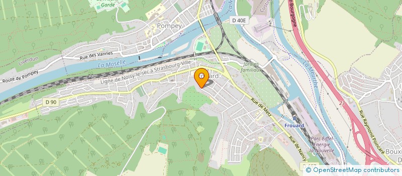 localisation de l'entreprise SOUL MIRROR  FROUARD