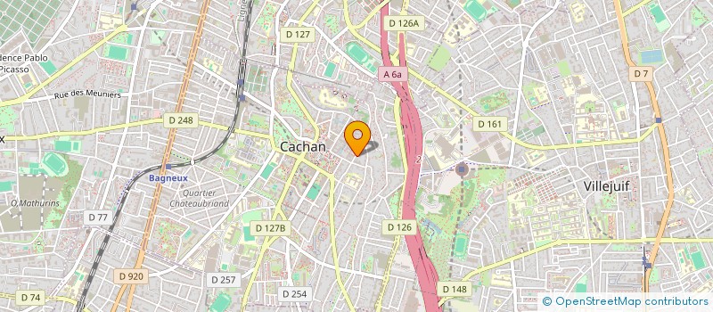 localisation de l'entreprise SOUL PHENIX ROOTS  CACHAN