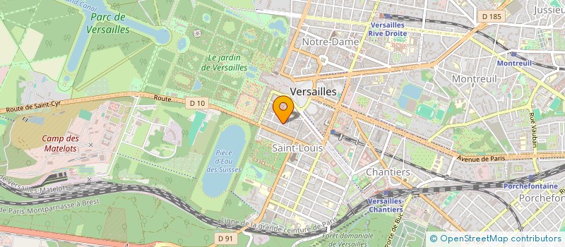 localisation de l'entreprise SOUL PIXEL à VERSAILLES