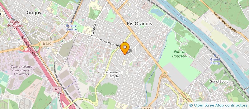 localisation de l'entreprise SOUL PRODUCTION  RIS-ORANGIS