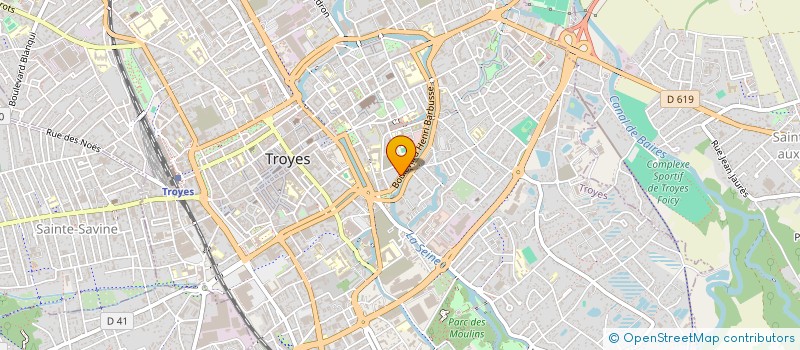 localisation de l'entreprise SOUL SHINE  TROYES