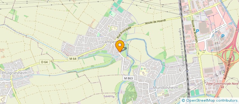 localisation de l'entreprise SOUL TRACK  LAMPERTHEIM