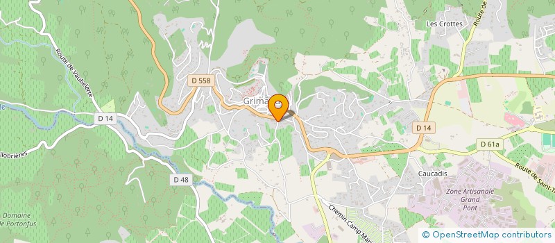 localisation de l'entreprise SOUL Y LOUNA PROD  GRIMAUD